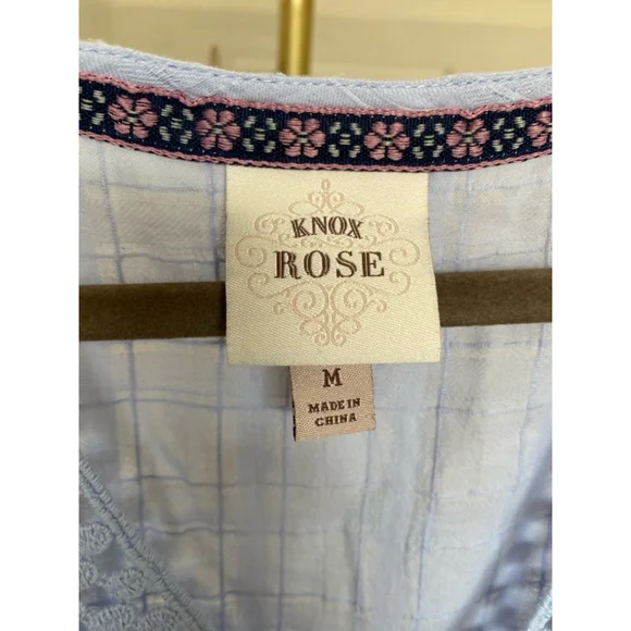 Knox Rose Cut Out Dress Mini Cottagecore Easter Spring Coquette Embroidered Boho - Picture 6 of 7